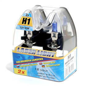 Autožárovka Compass 12 V H1 55W WHITE LASER (2 ks) 

