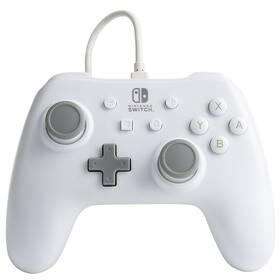 Gamepad PowerA Wired - Nintendo Switch bílý

