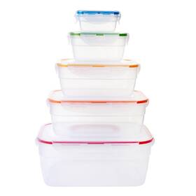 Sada potravinových dóz Lock&lock 5 ks (HPL391HS5) plast

