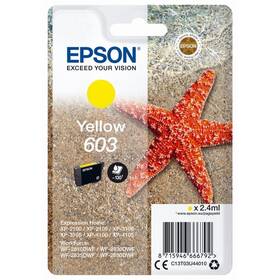 Inkoustová náplň Epson 603, 130 stran žlutá

