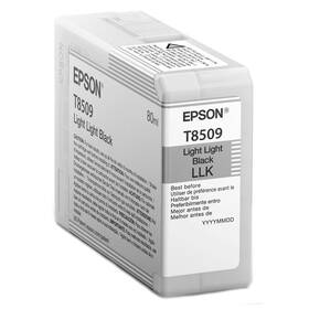 Inkoustová náplň Epson T8509, 80 ml - světle černá 

