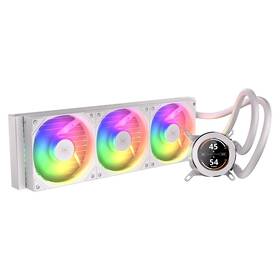 Vodní chladič KRUX HydroGlance 360 ARGB LCD White bílý

