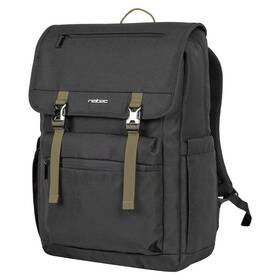 Batoh na notebook Natec NIALA 15,6", 18 L černý/zelený

