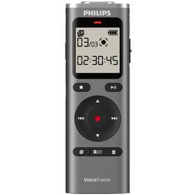 Diktafon Philips DVT1170 černý/stříbrný


