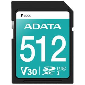 Paměťová karta ADATA SDXC 512GB UHS-I U3 (95R/60W) 

