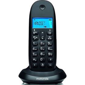 Domácí telefon Motorola C1001CB+ černý

