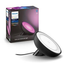 Stolní LED lampička Philips Bloom, White and Color Ambiance černá

