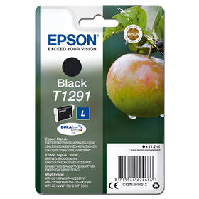 Inkoustová náplň Epson T1291, 11,2ml černá

