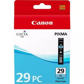 Inkoustová náplň Canon PGI-29 PC, 1375 stran - foto azurová 

