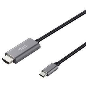 Kabel Trust Calyx USB-C/HDMI, 1,8m černý

