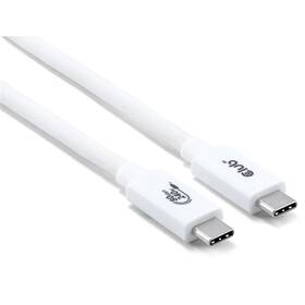 Kabel Club3D USB-C/USB-C, 240W, 1,2m bílý

