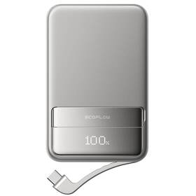 Powerbanka EcoFlow Rapid Magnetic 10000mAh stříbrná barva
