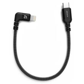 Kabel ADAM Elements PeAk II LC30B MFi Lightning/USB-C, 0,3 m černý

