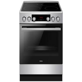 Indukční sporák Amica SIS 512 STX nerez

