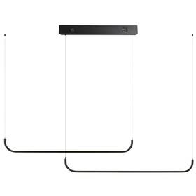 Závěsné svítidlo IMMAX NEO PATTINI SMART,  Zigbee 3.0, TUYA, dvojité černé

