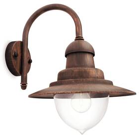 Nástěnné svítidlo Philips Raindrop, 1xE27 bronzové

