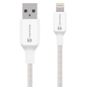 Kabel Tactical Stitch Thread USB-A/Lightning 2m bílý

