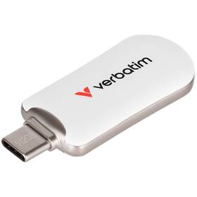 USB Flash Verbatim Plectra 512GB bílý

