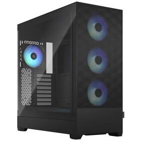 Case FRACTAL DESIGN RGB Tempered Glass Clear Tint černá


