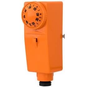 Termostat Elektrobock PT03, bimetalový příložný oranžový

