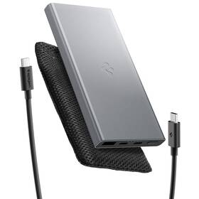 Powerbanka Spigen Essential 22,5 W, 10000 mAh šedá

