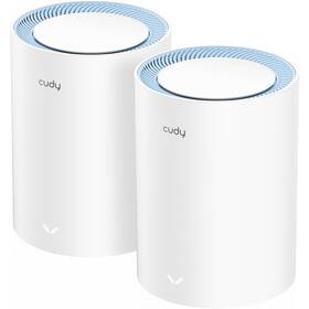 Komplexní Wi-Fi systém Cudy M1200 AC1200 Wi-Fi Mesh, set 2 ks bílý

