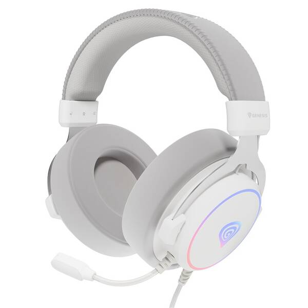 Headset Genesis NEON 764 7.1 bílá barva
