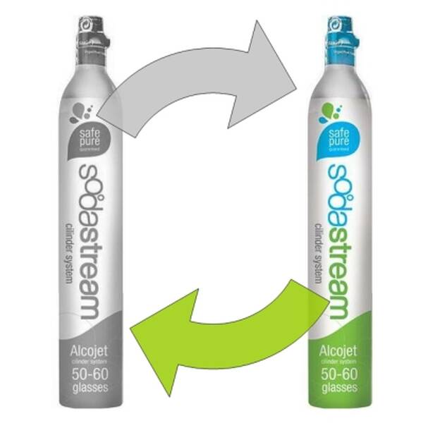 Plyn CO2 SodaStream náhradný plyn CO2 (výměna bombičky) 

