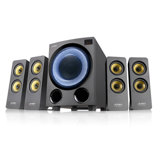 Reproduktory Fenda F&D F7700X, 4.1, 80W, RGB, BT5.0, FM rádio, USB, optický vstup, dálkové ovládání 

