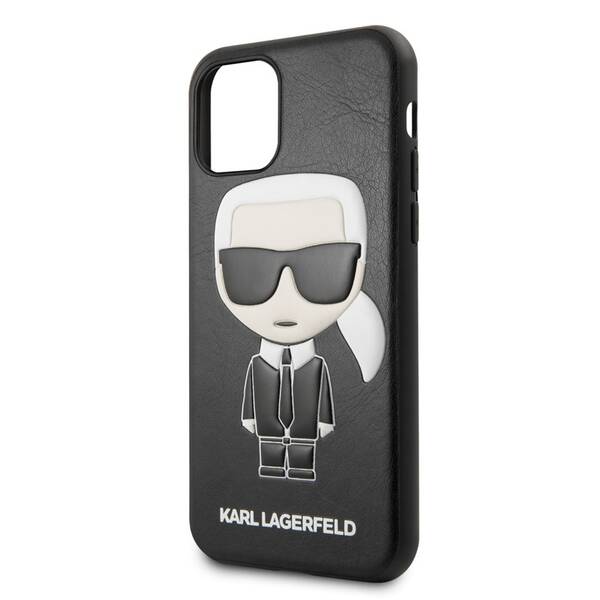 Kryt na mobil Karl Lagerfeld Embossed na Apple iPhone 11 černý

