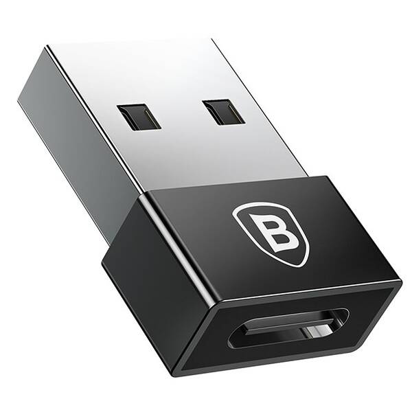 Redukce Baseus USB/USB-C černá

