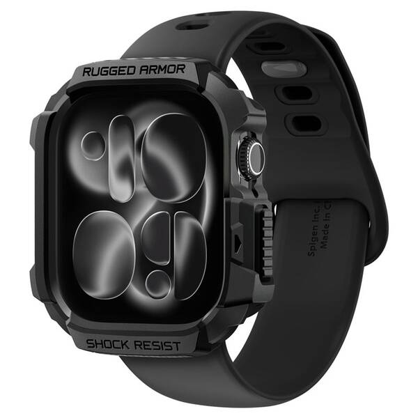 Ochranné pouzdro Spigen Rugged Armor 2 na Apple Watch 46mm černé


