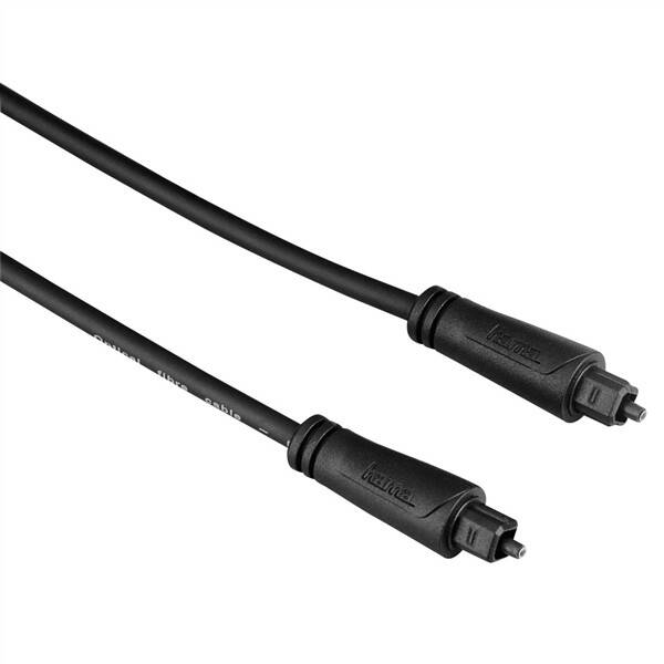 Kabel Hama Toslink, optický, 3m černý

