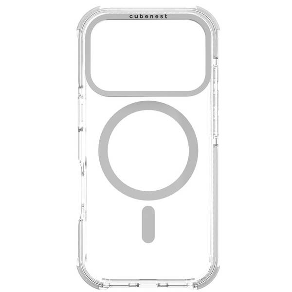 Kryt na mobil Cubenest MagPro Strong Guard na Apple iPhone 17 Pro bílý

