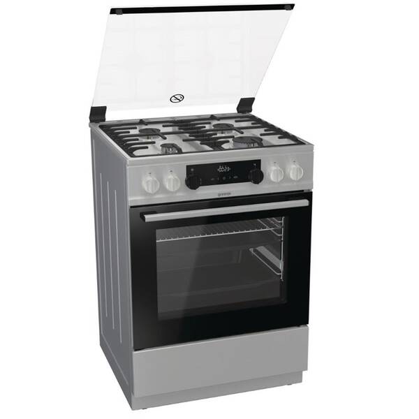 Kombinovaný sporák Gorenje KS6350XF Entry steam nerez


