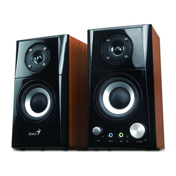 Reproduktory Genius SP-HF 500A 2.0 černé/imitace dřeva

