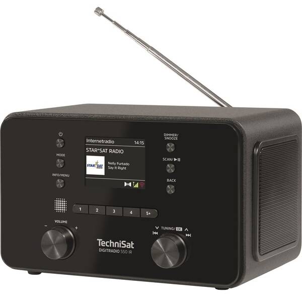 Internetový radiopřijímač s DAB+ TechniSat DIGITRADIO 550 IR černý

