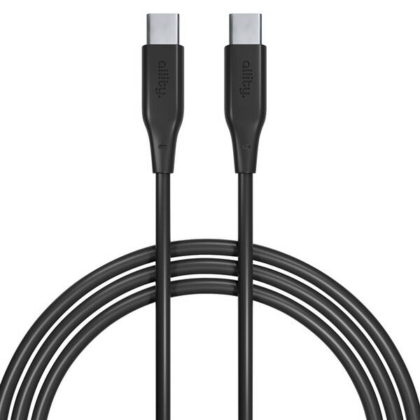 Kabel Allity AUC-02, 60W, USB-C/USB-C, 2m černý

