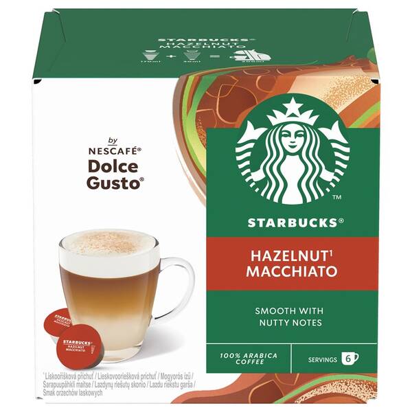 Kapsle pro espressa Starbucks Hazelnut Macchiato (12 ks) 

