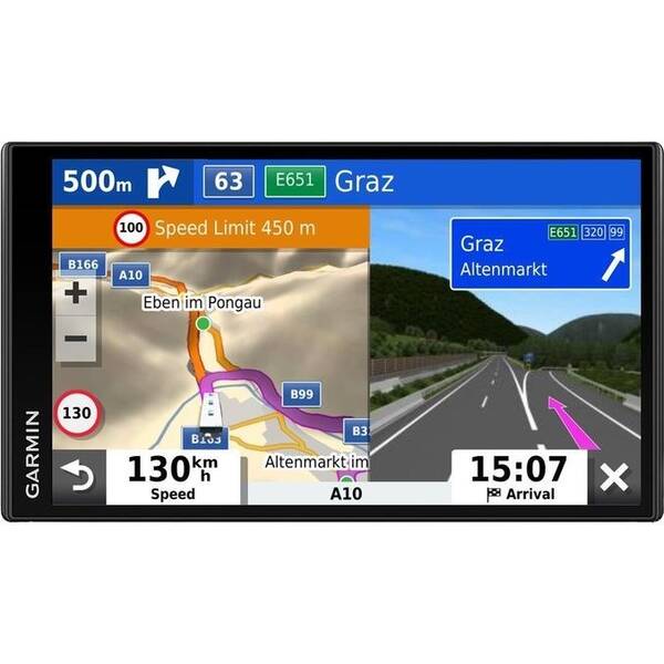 Navigační systém GPS Garmin CAMPER 780T-D černý


