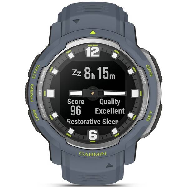 Chytré hodinky Garmin Instinct Crossover - Standard Edition modré

