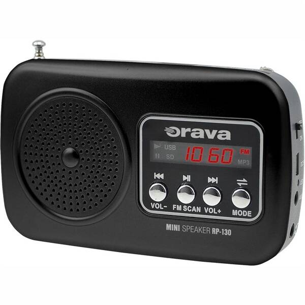 Radiopřijímač Orava RP-130 černý

