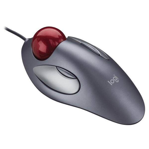 Myš Logitech TrackMan Marble stříbrná

