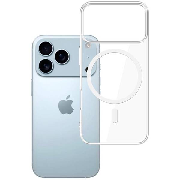 Kryt na mobil 3mk Clear MagCase na Apple iPhone 17 Pro Max průhledný

