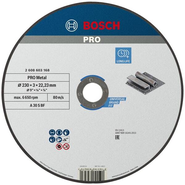 Řezný kotouč Bosch PRO 2.608.603.168 

