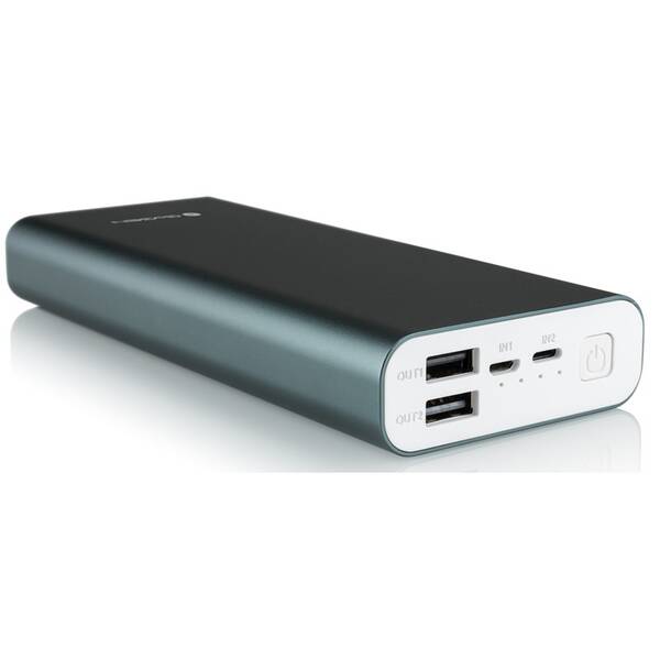 Powerbanka GoGEN 20000 mAh, Lightning šedá

