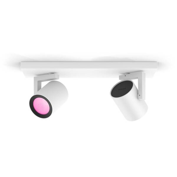 Bodové svítidlo Philips Argenta White and Color Ambiance 2 Spot bílé

