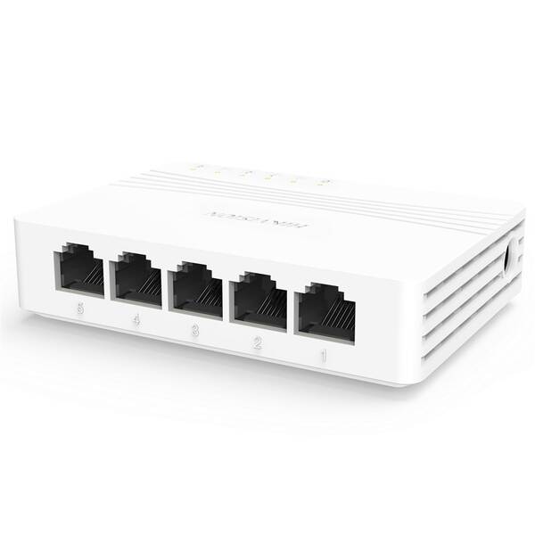 Switch Hikvision DS-3E0505D-E bílý

