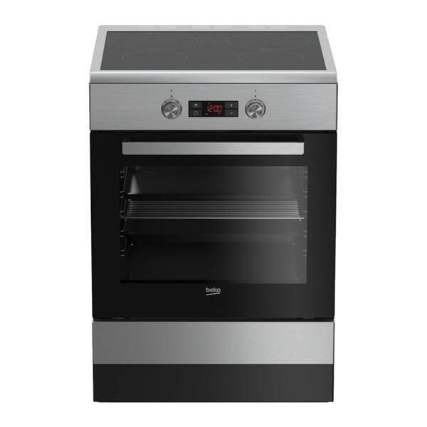 Indukční sporák Beko FSM 69300 GXT nerez

