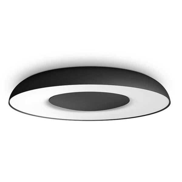 Stropní svítidlo Philips Still White Ambiance, kruhové 39cm černé


